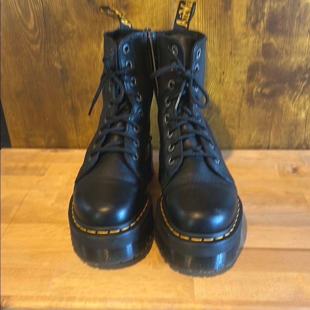 Dr. Martens Black Leather Boots